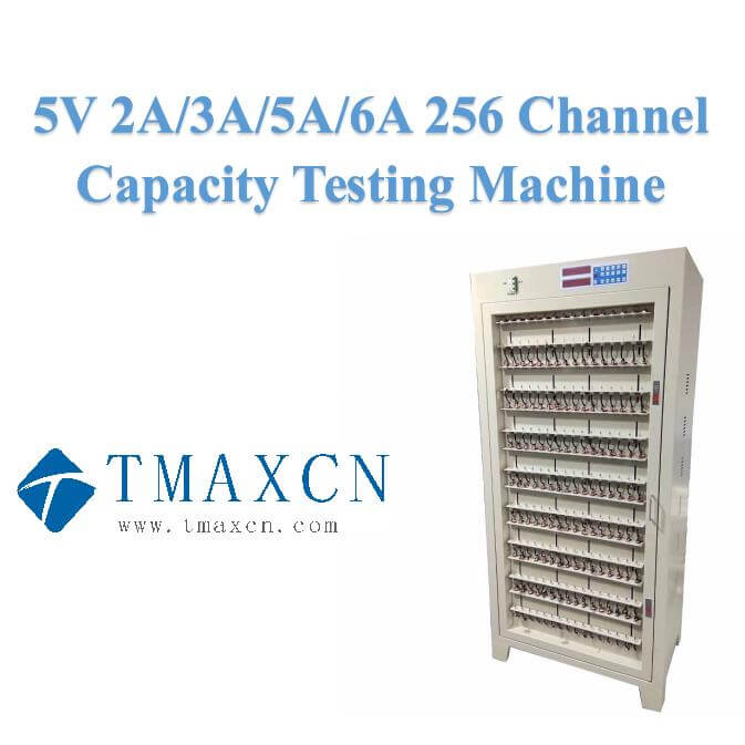 Machine d'essai de charge et de décharge 5V 2A/3A/5A/6A 256 canaux pour cellules 18650 32650